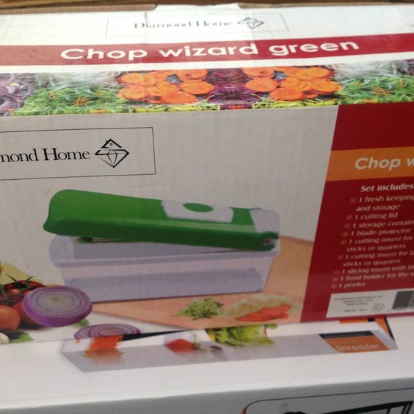Diamond Home Chop Wizard 9-Piece Fruit & Vegetable Chopper - Picture 1 of 6